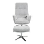 1159GY Swivel Chair with Ottoman - Image 2