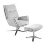 1159GY Swivel Chair with Ottoman