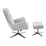 1159GY Swivel Chair with Ottoman - Image 3