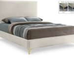 Geri Velvet Upholstered Bed