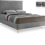 Geri Velvet Upholstered Bed