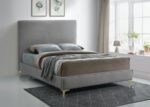 Geri Velvet Upholstered Bed - Image 3