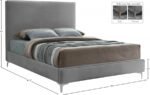 Geri Velvet Upholstered Bed - Image 10