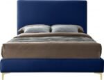 Geri Velvet Upholstered Bed - Image 4