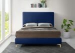 Geri Velvet Upholstered Bed - Image 5