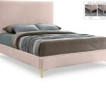 Geri Velvet Upholstered Bed