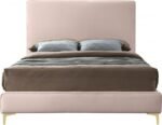 Geri Velvet Upholstered Bed - Image 4