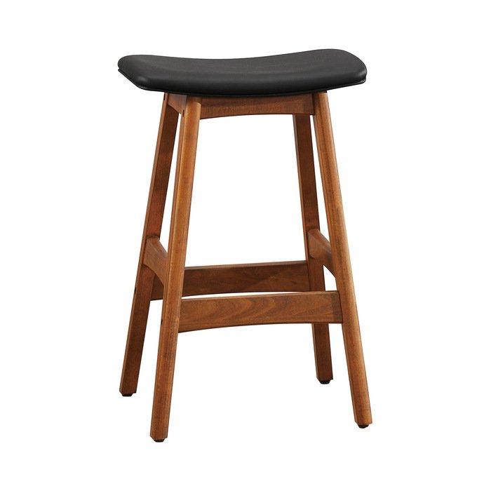1188BK24__l.jpg 1188BK-24 Counter Height Stool, Matt Black - Image 1