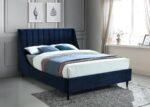 Eva Velvet Upholstered Bed - Image 2