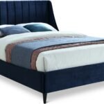 Eva Velvet Upholstered Bed