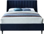 Eva Velvet Upholstered Bed - Image 3