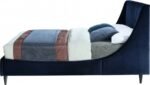 Eva Velvet Upholstered Bed - Image 5