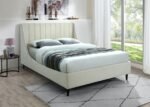 Eva Velvet Upholstered Bed - Image 2