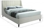Eva Velvet Upholstered Bed - Image 8