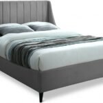 Eva Velvet Upholstered Bed