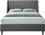 Eva Velvet Upholstered Bed - Image 3