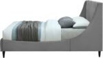 Eva Velvet Upholstered Bed - Image 5