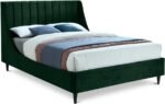Eva Velvet Upholstered Bed