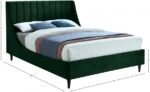 Eva Velvet Upholstered Bed - Image 8