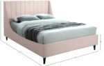 Eva Velvet Upholstered Bed - Image 8