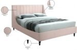 Eva Velvet Upholstered Bed - Image 9