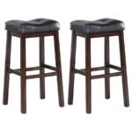 DONALD UPHOLSTERED BAR STOOL CAPPUCCINO (SET OF 2)
