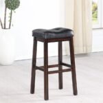DONALD UPHOLSTERED BAR STOOL CAPPUCCINO (SET OF 2) - Image 2