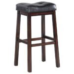 DONALD UPHOLSTERED BAR STOOL CAPPUCCINO (SET OF 2) - Image 3