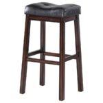 DONALD UPHOLSTERED BAR STOOL CAPPUCCINO (SET OF 2) - Image 5