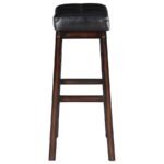 DONALD UPHOLSTERED BAR STOOL CAPPUCCINO (SET OF 2) - Image 6