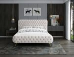 Delano Velvet Upholstered Bed - Image 4