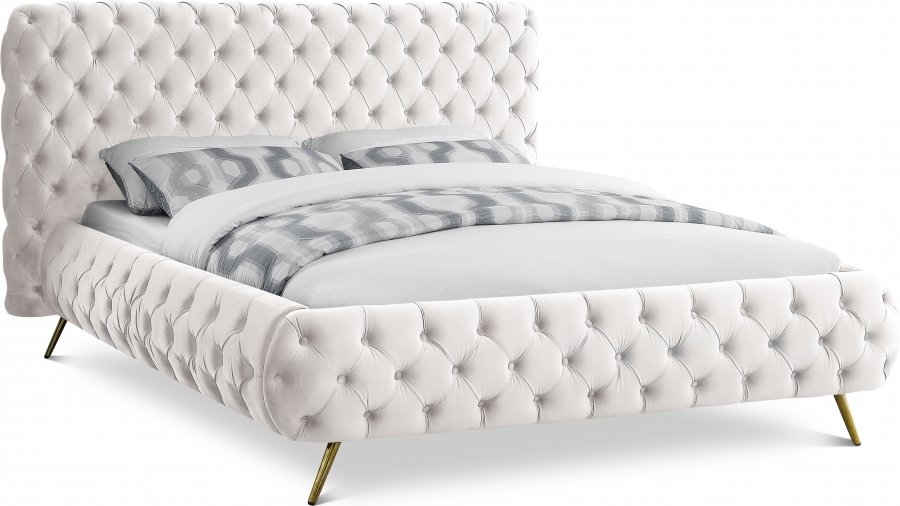 12062.jpg Delano Velvet Upholstered Bed - Image 1