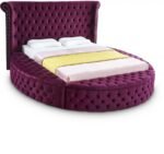Luxus Velvet Upholstered Bed