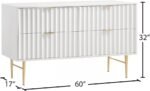 Modernist Wood Veneer And Stainless Steel Base Dresser - Image 12