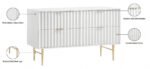 Modernist Wood Veneer And Stainless Steel Base Dresser - Image 13