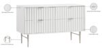 Modernist Wood Veneer And Stainless Steel Base Dresser - Image 13