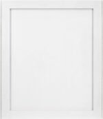 Modernist Wood Veneer Framed Mirror - Image 3