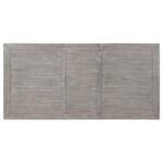 ELODIE RECTANGULAR 78-INCH EXTENSION LEAF DINING TABLE BLACK - Image 6