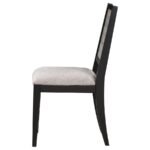 ELODIE WOOD DINING SIDE CHAIR GREY AND BLACK (SET OF 2) - Image 6