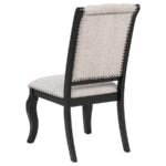 PHELPS UPHOLSTERED DINING SIDE CHAIR TOBACCO AND DISTRESSED NOIR - Image 7