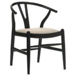 CRESTMONT 5-PIECE EXTENSION LEAF DINING TABLE SET BLACK - Image 9
