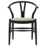 CRESTMONT 5-PIECE EXTENSION LEAF DINING TABLE SET BLACK - Image 10