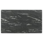 CRESTMONT 78-INCH EXTENSION DINING TABLE BLACK FAUX MARBLE - Image 7