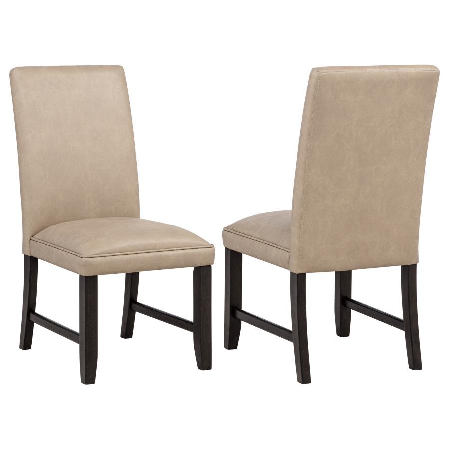 121292TAN_001x900.jpg Stylish Side Chair With Comfortable Seating And Modern Finish - Image 1
