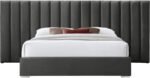 Pablo Velvet Upholstered Bed - Image 3