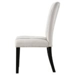 HERRAN UPHOLSTERED DINING SIDE CHAIR BEIGE (SET OF 2) - Image 6