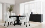 HERRAN UPHOLSTERED DINING SIDE CHAIR BEIGE (SET OF 2) - Image 15