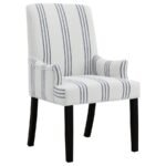 HERRAN UPHOLSTERED ARM CHAIR BEIGE