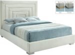 Nora Velvet Upholstered Bed - Image 2