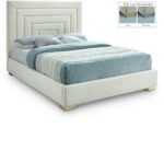 Nora Velvet Upholstered Bed